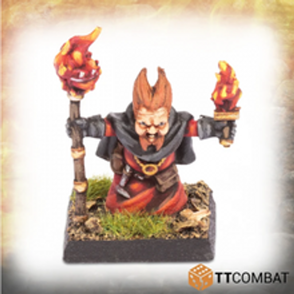 28mm Fantasy: Halfling Fire Wizard