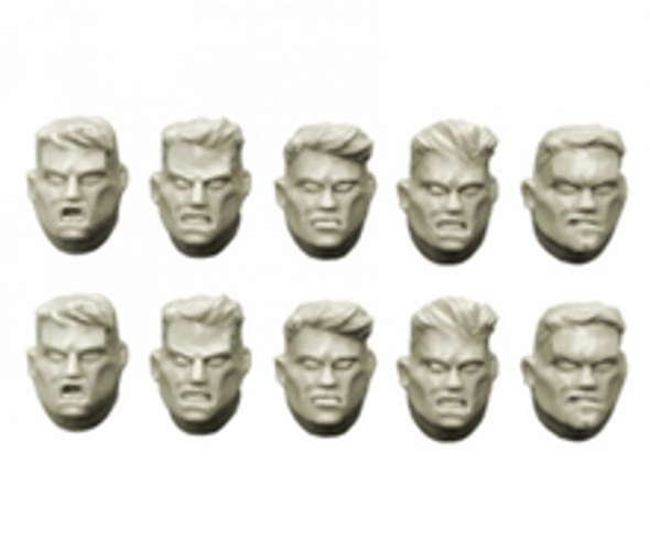 28mm Sci-Fi: Humans Heads