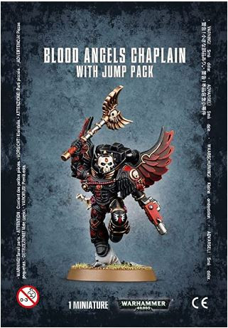 Blood Angels Chaplain with Jump Pack