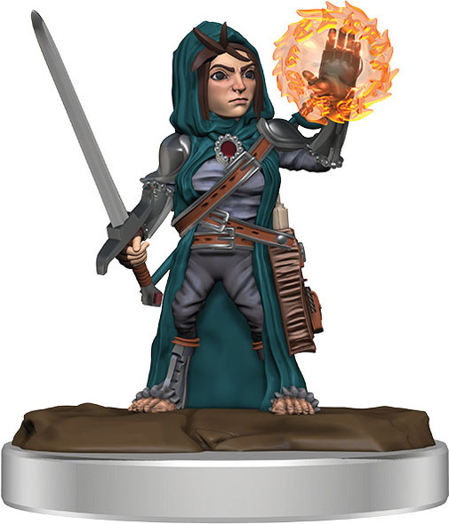 Pathfinder Battles Female Halfling Cleric