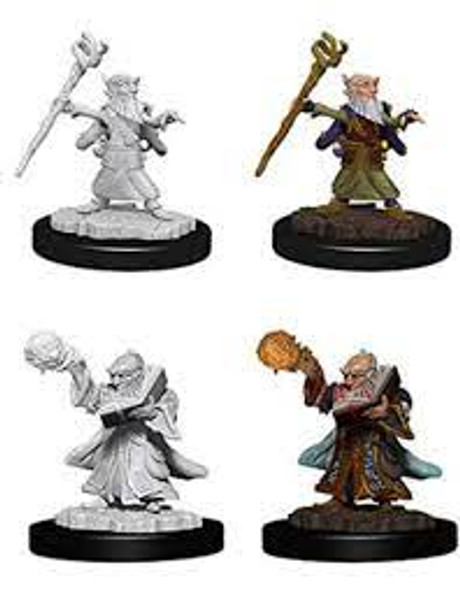 Male Gnome Wizard with Staff  Dungeons and Dragons Nolzur's Marvelous Unpainted Miniatures