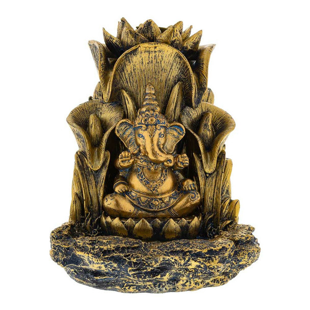 Bronze Ganesh Backflow Incense Burner