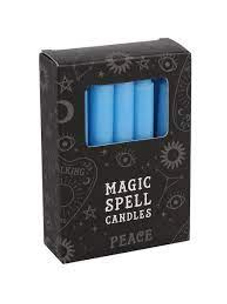 Magic Spell Candles Peace (Light Blue)