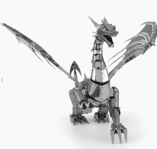 Metal Earth Silver Dragon