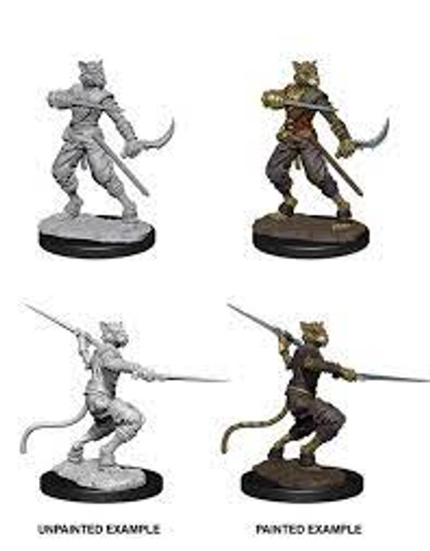 Tabaxi Rogue (swords + dagger) Dungeons & Dragons Nolzur`s Marvelous Unpainted Miniatures: