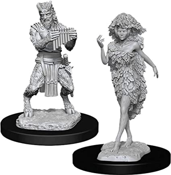 Dungeons & Dragons Nolzur`s Marvelous Unpainted Miniatures: Satyr & Dryad