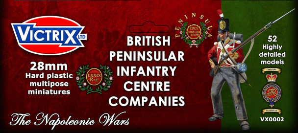 Victrix Miniatures British Peninsular Infantry Centre Companies