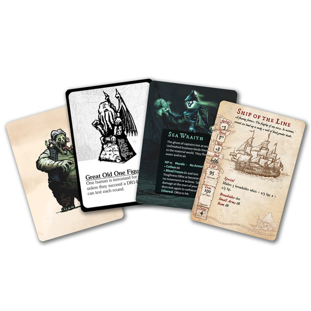Pirate Borg Monster, Ship, Relics, and Rituals Printed Playing Cards