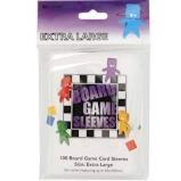 Board Game - Extra Large Sleeves - Clear (65x100mm 100 ct)