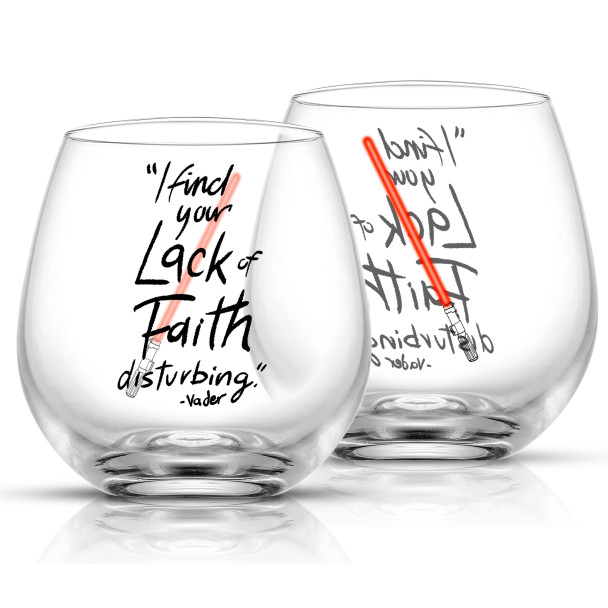 Star Wars Darth Vader™ Lightsaber Stemless Wine Glasses