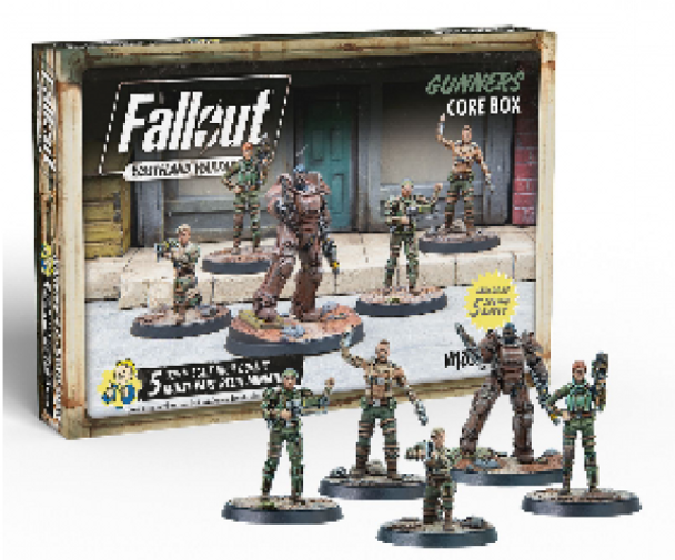 Fallout Wasteland Warfare Gunners Core Box