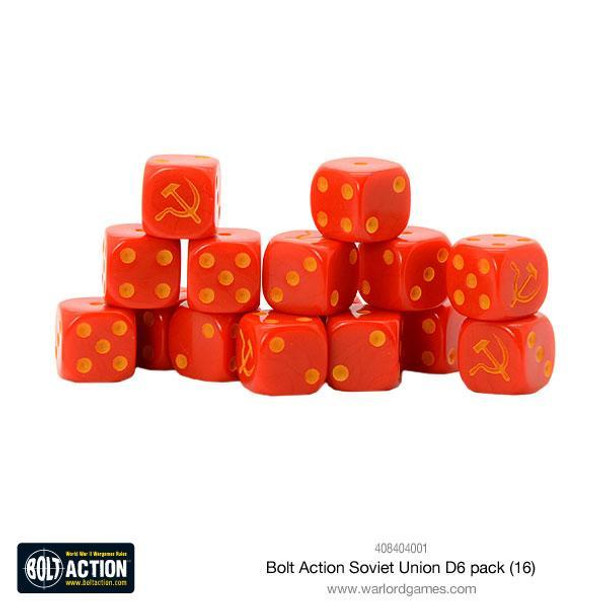 Bolt Action Soviet Union D6 Pack Dice