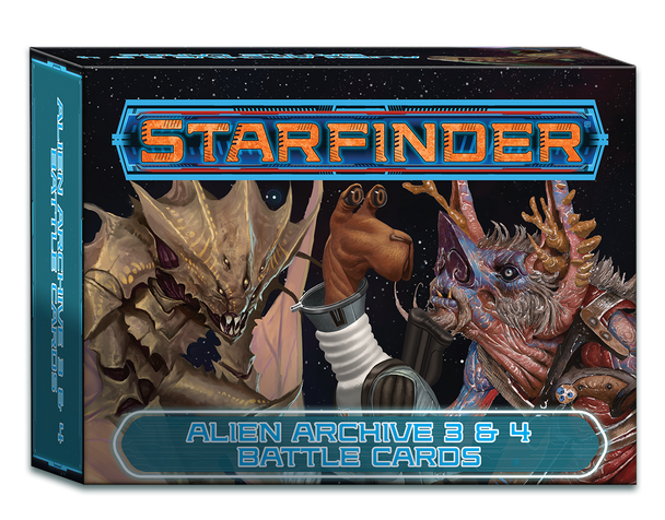 Starfinder: Alien Archive 3 & 4 Battle Cards