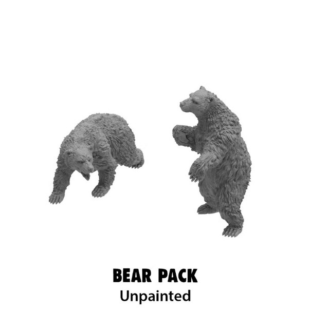 Monster Scenery: Bear Pack - Unpainted