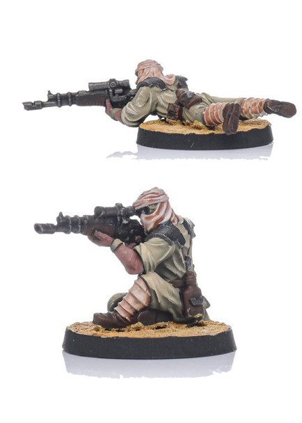 Desertum Sniper Team (2 Miniatures)