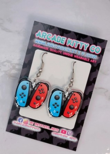 Arcade Kitty Earrings