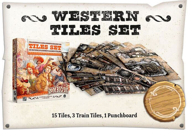 Zombicide: Undead or Alive - Western Tiles Set  (Kickstarter Exclusive)
