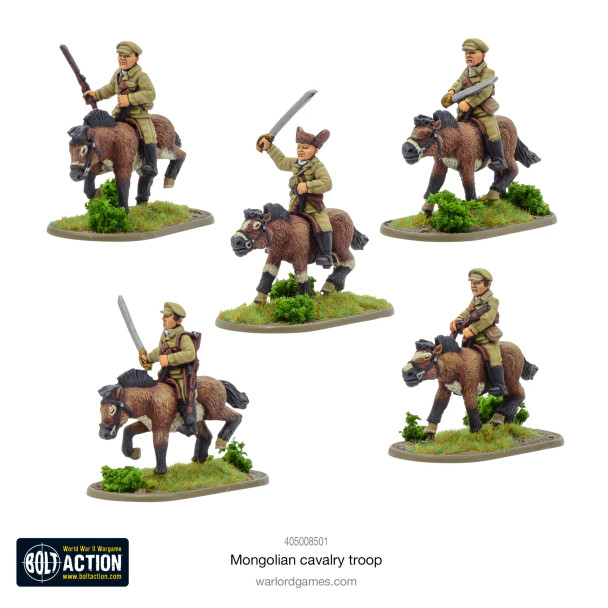 Korean War Mongolian Cavalry Troop