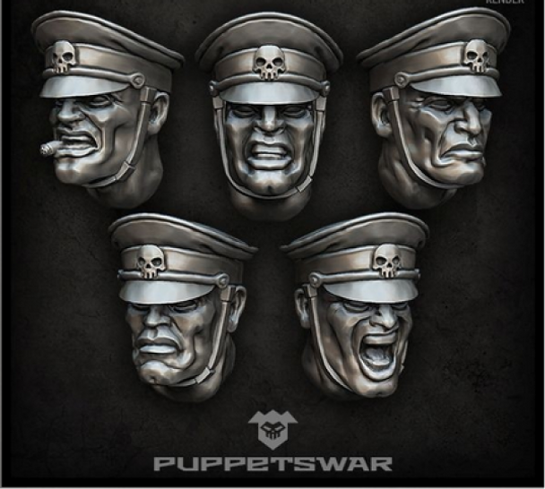 Puppetswar: (Accessory) Honour Guard Heads (5)
