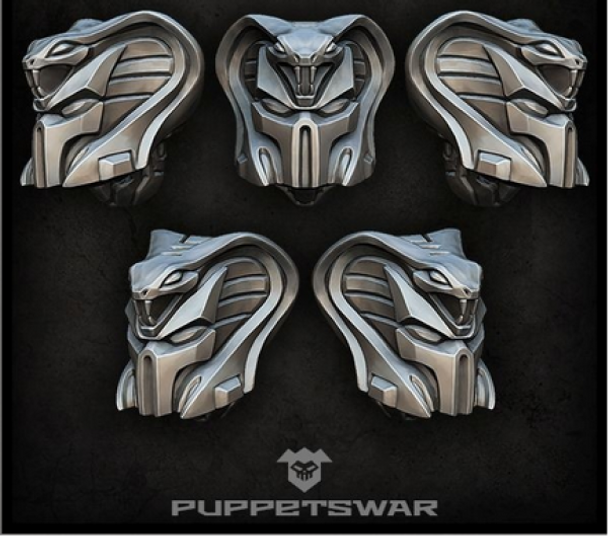 Puppetswar: (Accessory) Cobra Helmets (5)