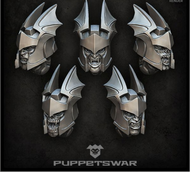 Puppetswar: (Accessory) Vampire Knight Heads (5)