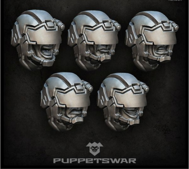 Puppetswar: (Accessory) Protectors Heads (5)