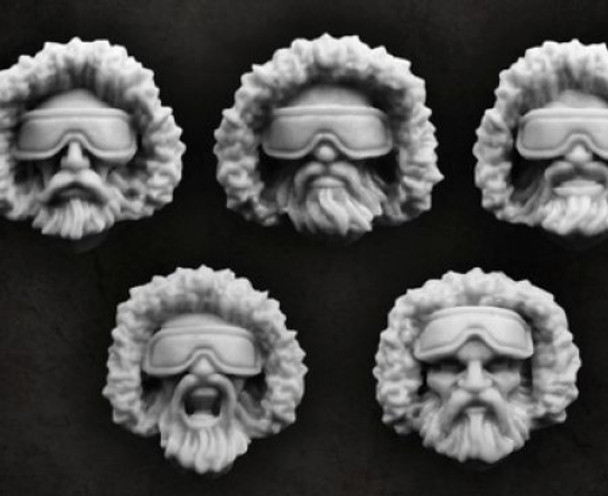 Puppetswar: (Accessory) Arctic Troopers Heads (5)