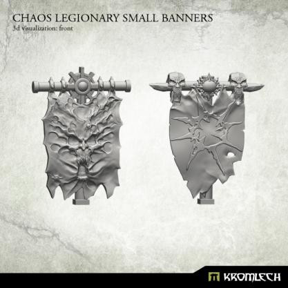 Kromlech Conversion Bitz: Chaos Legionary Small Banners (2)