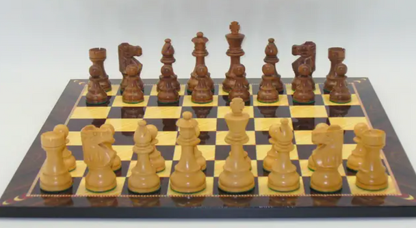 Chessmen - Kikkerwood Lardy Men on Elegance Decoupage Board