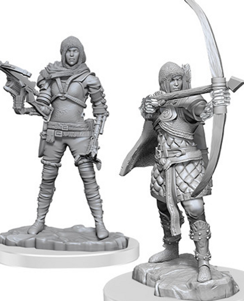 WizKids Deep Cuts Unpainted Miniatures: W20 Human Rogue