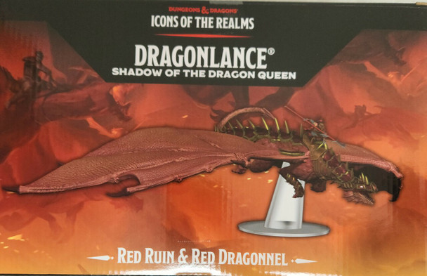 Icons of the Realm: Dragonlance Shadow of the Dragon Queen: Red Ruin & Red Dragonnel