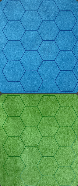 Megamat: Blue/Green 1" Hexes Reversible Mat (34.5" x 48")