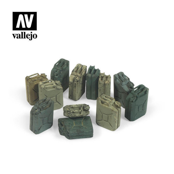 Vallejo Scenic Accessories: German Jerrycan Set