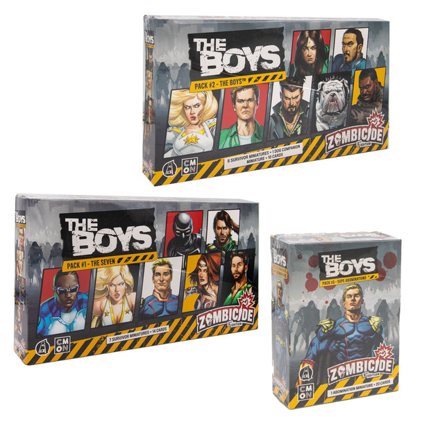 Zombicide: The Boys - Trifecta Pack (Includes Exclusive Supe Abomination Pack)