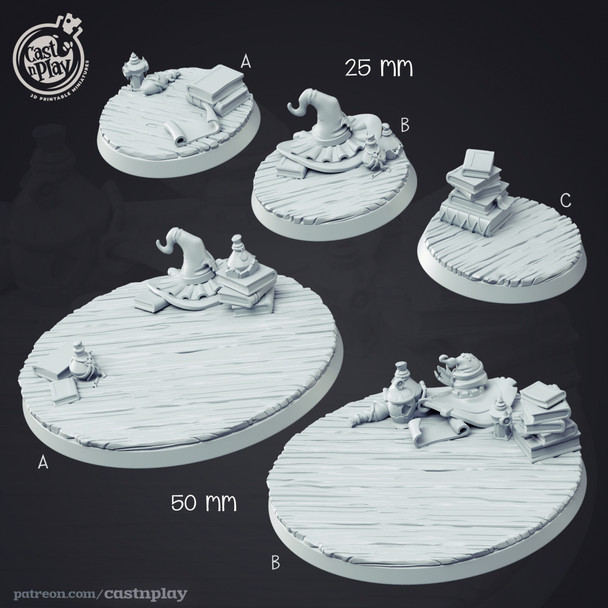 Bard's Forge: Wizard Bases x5