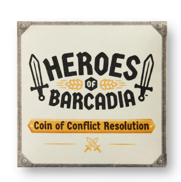 Heroes of Barcadia Coin of Conflict Resolution