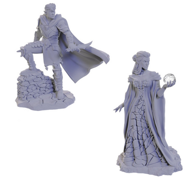 Critical Role Unpainted Miniatures: W5 Xhorhasian Mage & Xhorhasian Prowler