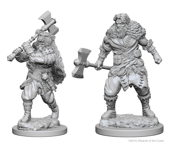 Dungeons & Dragons: Nolzur's Marvelous Unpainted Miniatures - W01 Human Male Barbarian