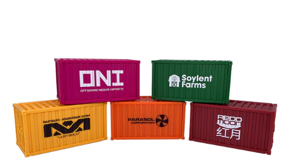 20' Cargo Containers - Giga-Bites Tabletop Cafe