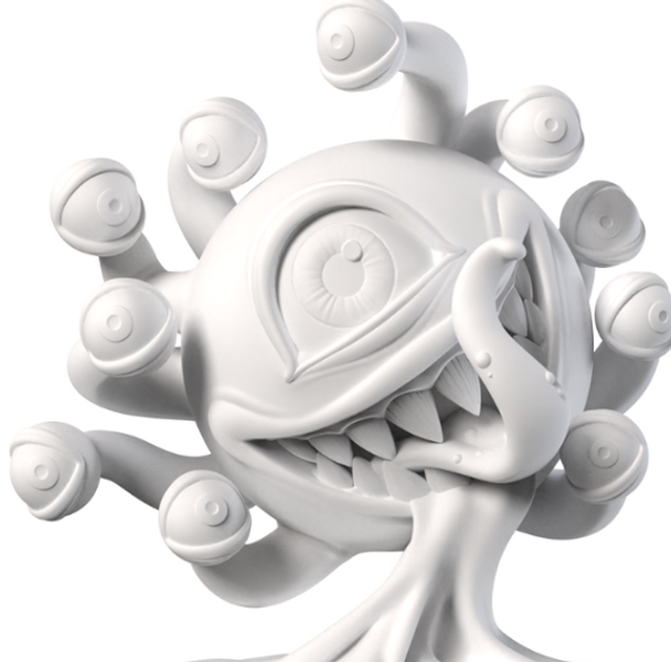 Dungeons & Dragons: Beholder 7in Resin Blank