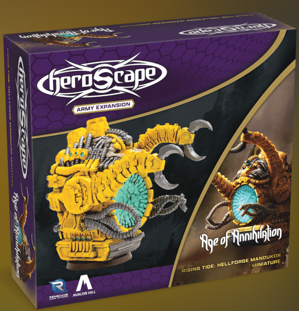 Heroscape: Rising Tide - Hellforge Mandukor Miniature - Army Expansion