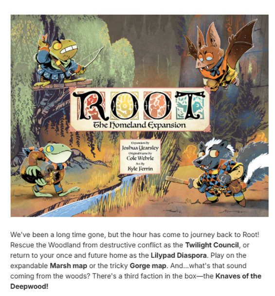 (PRE-ORDER) Root Homeland Bundle