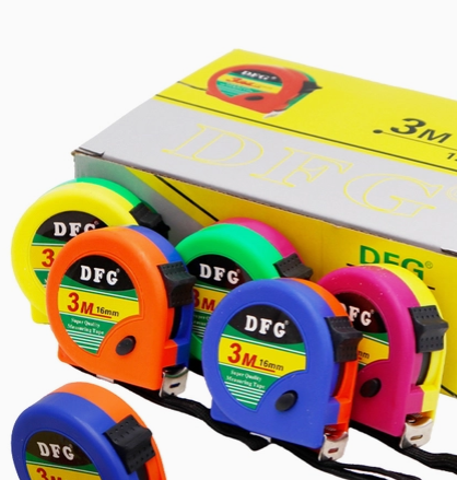 Portable Durable Clip-On Measuring Tape - 3m/10 ft