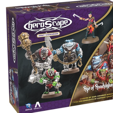 Heroscape: Crimson Widow and Dreadnoughts of Caraway Cavern Army Expansion