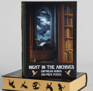 Night in the Archives Keepsake Puzzle | Fourth Wing