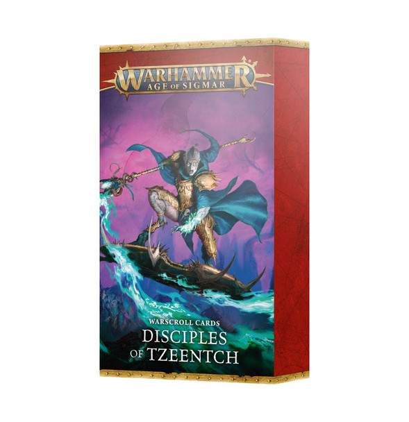 (Pre-Order) WARSCROLL CARDS: DISCIPLES  TZEENTCH ENG