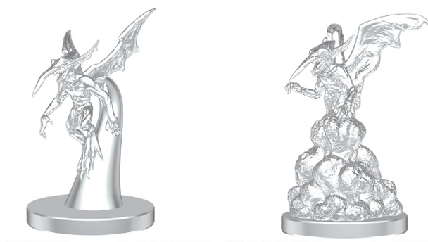 Dungeons & Dragons: Nolzur`s Marvelous Unpainted Miniatures - W28 Ice Mephit & Dust Mephit