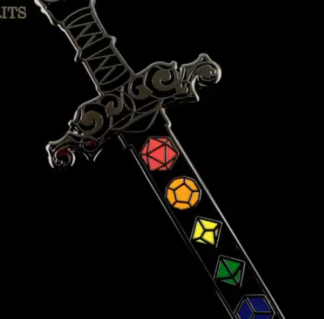 DND Dice Pins