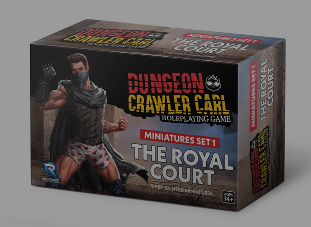 (PREORDER) Dungeon Crawler Carl RPG: The Royal Court Minis Set 1