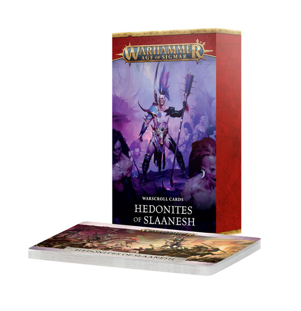 (Pre-Order) WAR SCROLL CARDS: HEDONITES OF SLAANESH (ENG)